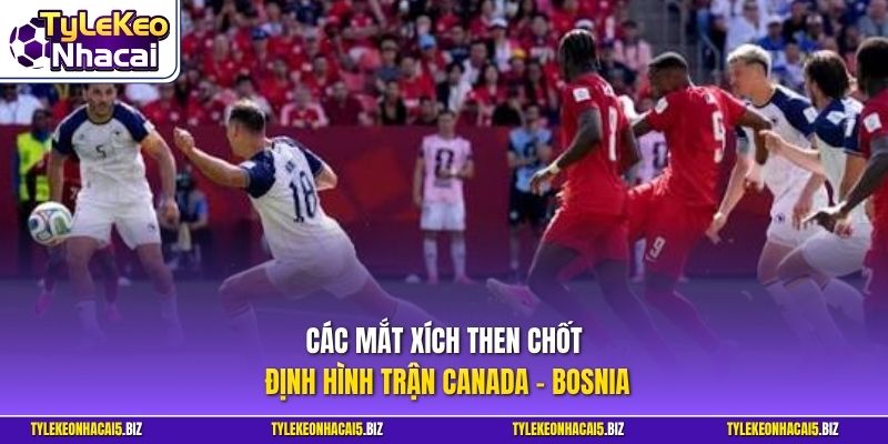 Các mắt xích then chốt định hình trận Canada - Bosnia