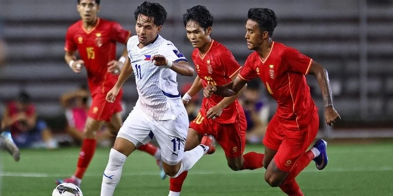Philippines vs Myanmar có phong độ khác biệt